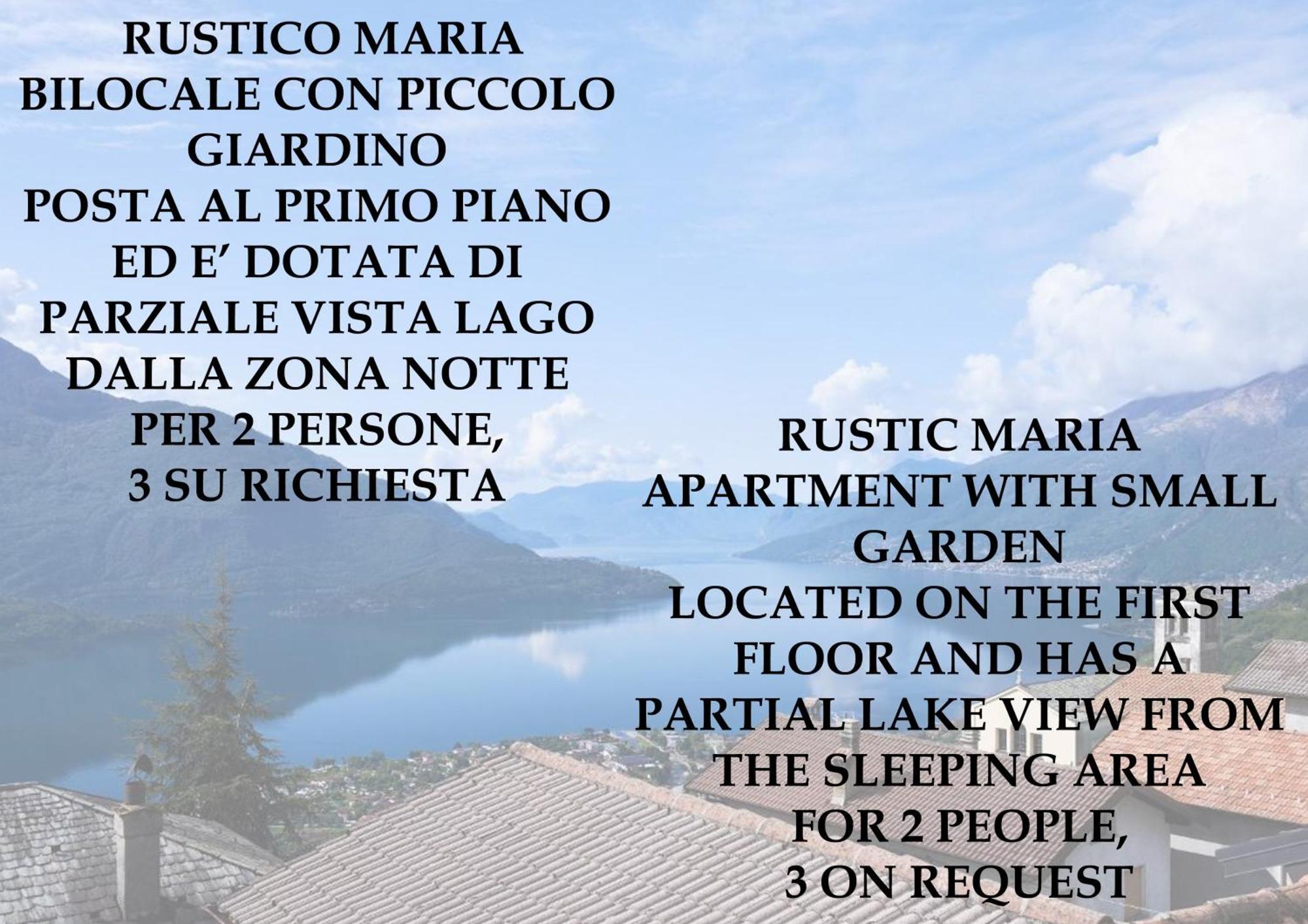 Апартаменты Rustico Maria Веркана Экстерьер фото